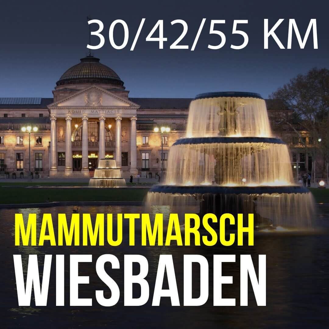 Mammutmarsch Wiesbaden - 30/42/55 KM