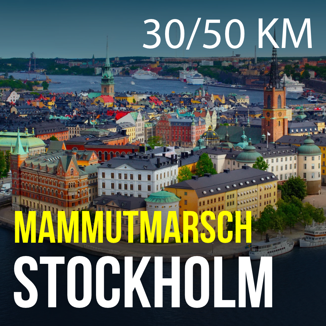 Mammutmarsch Stockholm - 30/50 KM